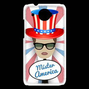 Coque HTC Desire 601 Mister América Chatain