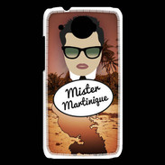 Coque HTC Desire 601 Mister Martinique Brun