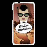 Coque HTC Desire 601 Mister Martinique Chatain