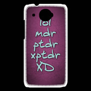 Coque HTC Desire 601 LOL MDR Rose ZG