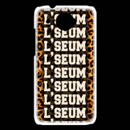 Coque HTC Desire 601 L'seum Léopard