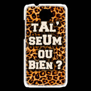 Coque HTC Desire 601 Ta l'seum ou bien Léopard