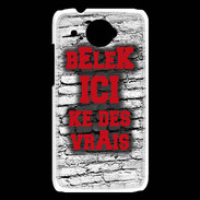 Coque HTC Desire 601 Belek Ici Rouge