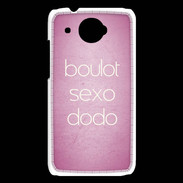 Coque HTC Desire 601 Boulot Sexo Dodo Rose ZG