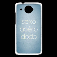 Coque HTC Desire 601 Sexo Apéro Dodo Bleu ZG
