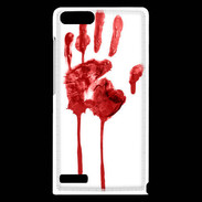 Coque Huawei Ascend G6 Trace de sang