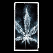 Coque Huawei Ascend G6 Feuille de cannabis en fumée