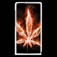 Coque Huawei Ascend G6 Cannabis en feu