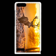 Coque Huawei Ascend G6 Cerf au levé du soleil