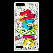 Coque Huawei Ascend G6 Graffiti Musique