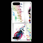 Coque Huawei Ascend G6 Abstract musique