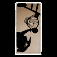 Coque Huawei Ascend G6 Basket en noir et blanc