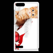 Coque Huawei Ascend G6 Chaton Noël