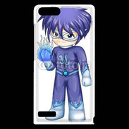 Coque Huawei Ascend G6 Chibi style illustration of a superhero