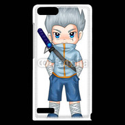 Coque Huawei Ascend G6 Chibi style illustration of a superhero 2