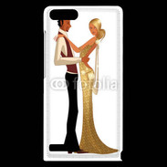 Coque Huawei Ascend G6 Couple glamour dessin