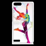 Coque Huawei Ascend G6 Danseuse en couleur