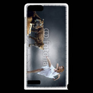 Coque Huawei Ascend G6 Danseuse avec tigre