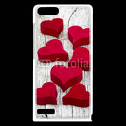 Coque Huawei Ascend G6 Coeur en bois