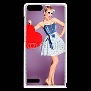 Coque Huawei Ascend G6 femme glamour coeur style betty boop