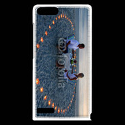 Coque Huawei Ascend G6 Couple romantique devant la mer
