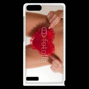 Coque Huawei Ascend G6 Coeur sexy