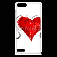 Coque Huawei Ascend G6 Love en peinture 5