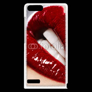 Coque Huawei Ascend G6 Bouche fatale rouge