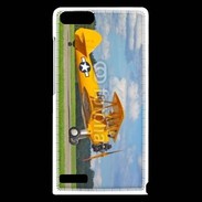 Coque Huawei Ascend G6 Avio Biplan jaune