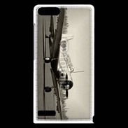 Coque Huawei Ascend G6 Avion T6 noir et blanc