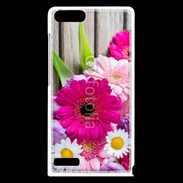 Coque Huawei Ascend G6 Bouquet de fleur sur bois