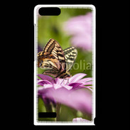 Coque Huawei Ascend G6 Fleur et papillon