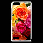 Coque Huawei Ascend G6 Bouquet de roses multicouleurs