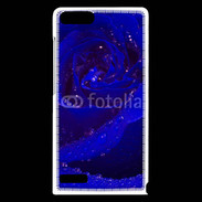 Coque Huawei Ascend G6 Fleur rose bleue
