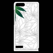 Coque Huawei Ascend G6 Fond cannabis