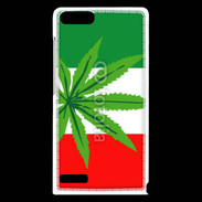Coque Huawei Ascend G6 Drapeau italien cannabis