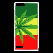 Coque Huawei Ascend G6 Drapeau reggae cannabis