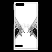 Coque Huawei Ascend G6 Double flingue