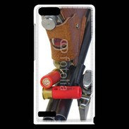 Coque Huawei Ascend G6 Fusil de chasse et couteau