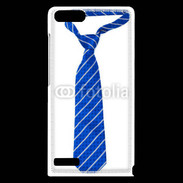 Coque Huawei Ascend G6 Cravate bleue
