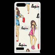 Coque Huawei Ascend G6 Fashion girl 5
