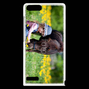 Coque Huawei Ascend G6 Enfant et cheval