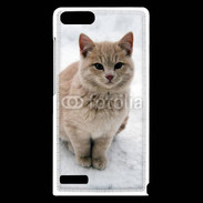 Coque Huawei Ascend G6 Chat dans la neige