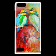 Coque Huawei Ascend G6 Oiseaux en peinture