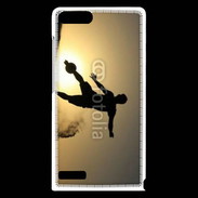 Coque Huawei Ascend G6 beach soccer couché du soleil