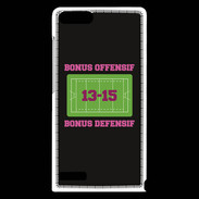 Coque Huawei Ascend G6 Bonus Offensif-Défensif Noir