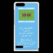Coque Huawei Ascend G6 1 point bonus offensif-défensif Bleu