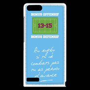 Coque Huawei Ascend G6 Le combat Bonus offensif-défensif Bleu