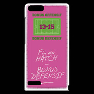 Coque Huawei Ascend G6 Fin de match Bonus offensif-défensif Rose