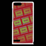 Coque Huawei Ascend G6 Dégradé Bonus Offensif-défensif Rouge
